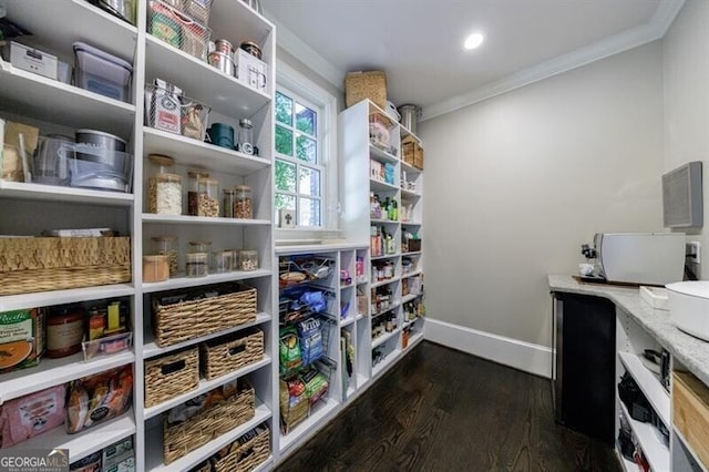 view of pantry