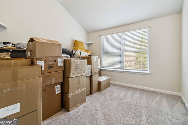 view of storage room