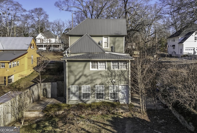 view of rear view of house