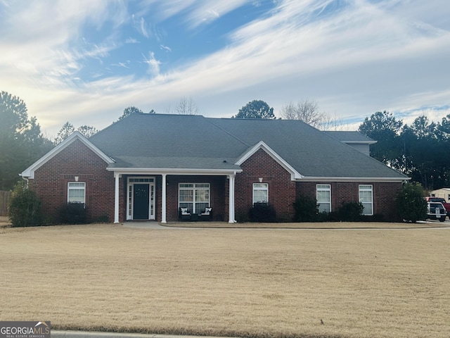 view of ranch-style home