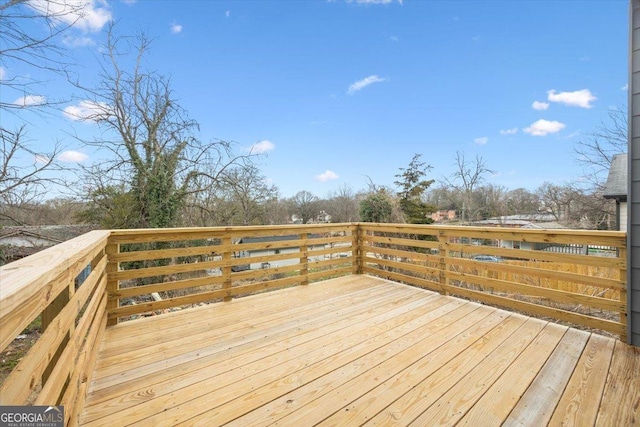 550 Paines Ave NW, Atlanta, GA 30318 - view of wooden deck