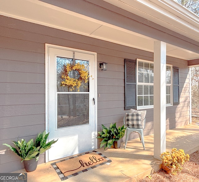 view of front of house with covered porch