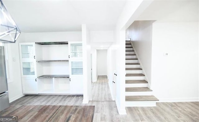 interior space featuring hardwood / wood-style floors