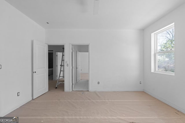 view of unfurnished bedroom