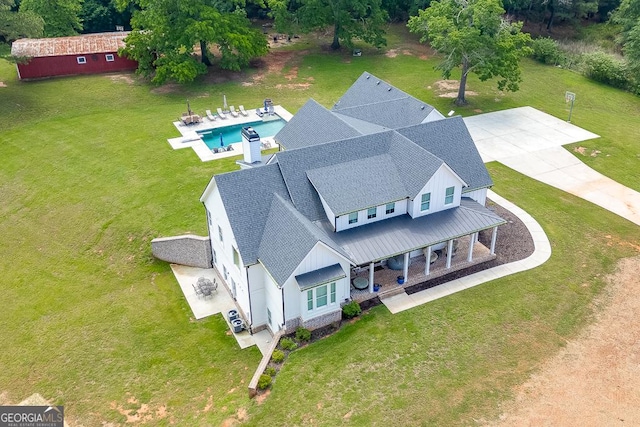 4621 Stanley Rd, Flowery Branch, GA 30542 - view from above of property