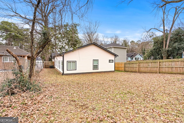 view of rear view of property