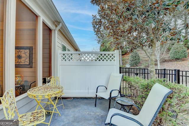 view of patio / terrace