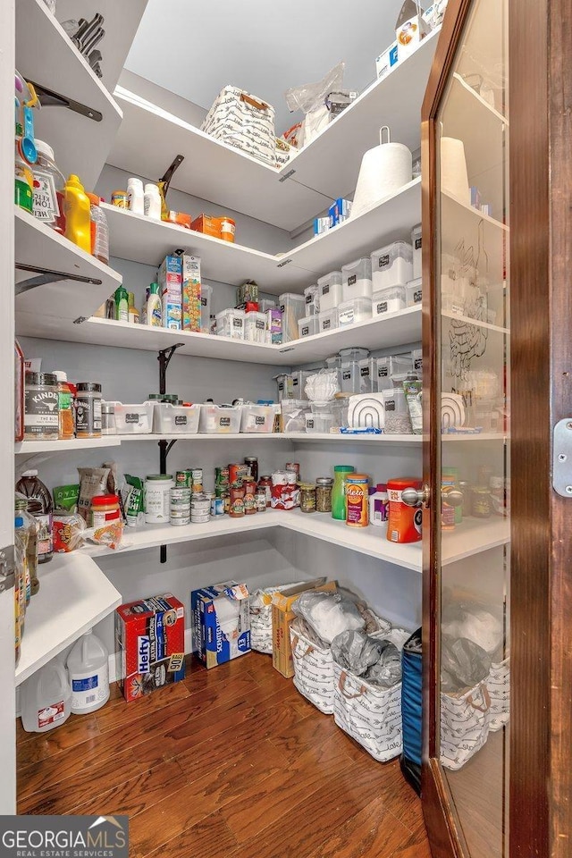 view of pantry