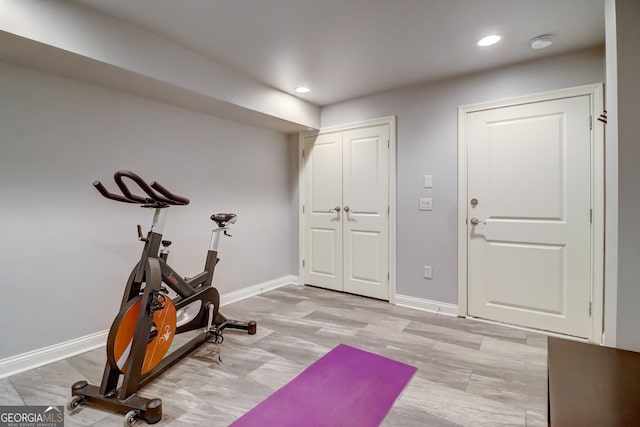 view of workout room