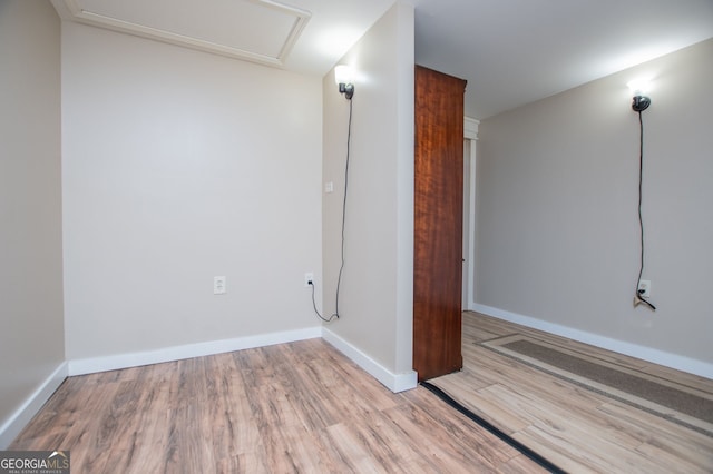 unfurnished bedroom featuring hardwood / wood-style floors