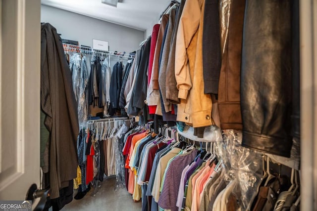 view of spacious closet