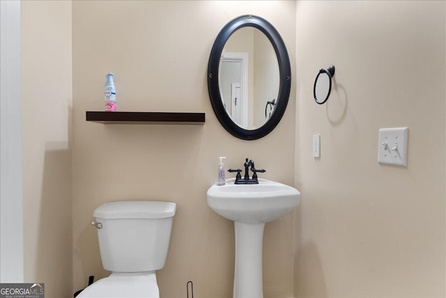 bathroom with toilet