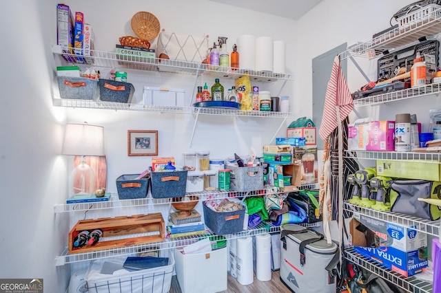 view of pantry