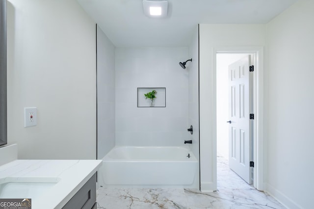 bathroom with a tile shower