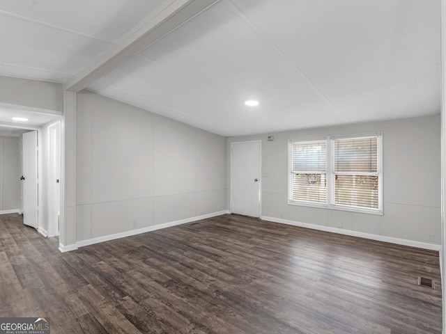 381 Martin Dairy Rd, Milner, GA 30257 - spare room with dark wood finished floors and baseboards