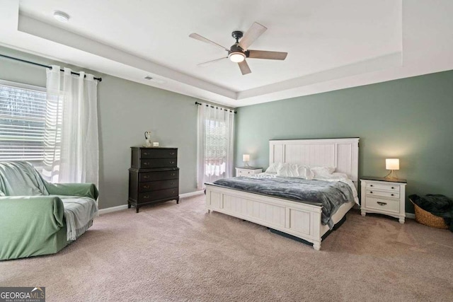 office space featuring ceiling fan and carpet flooring