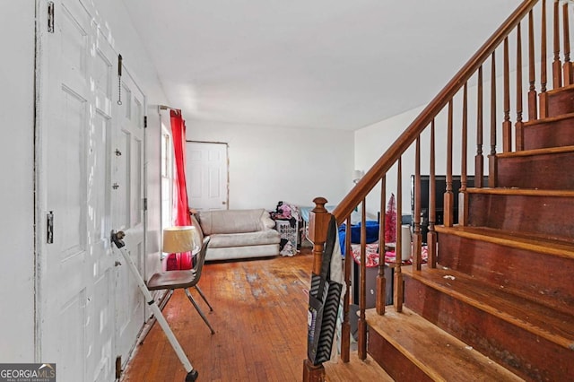 interior space featuring hardwood / wood-style flooring