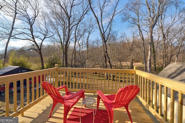 view of deck