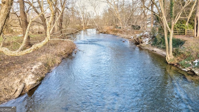 view of water feature