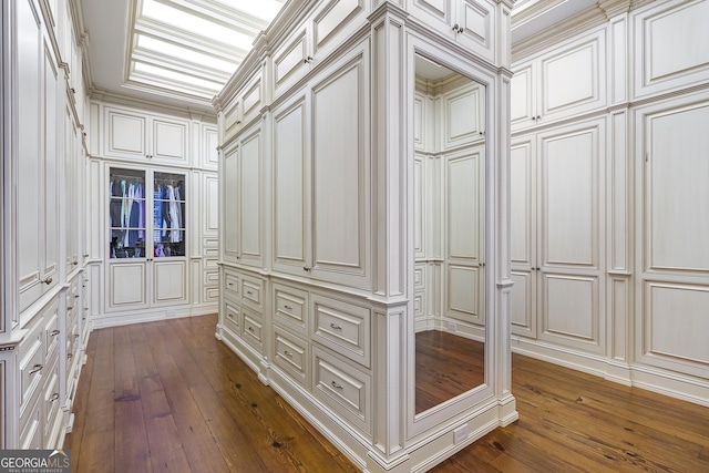 5200 Moore Rd, Suwanee, GA 30024 - spacious closet featuring dark wood finished floors