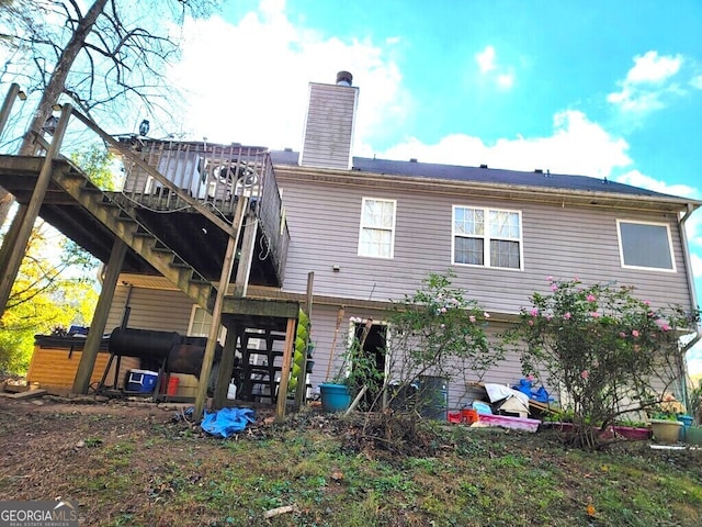 view of rear view of house