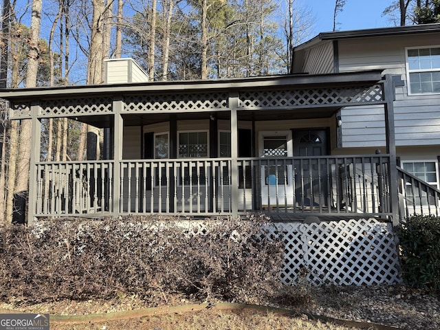 view of back of house