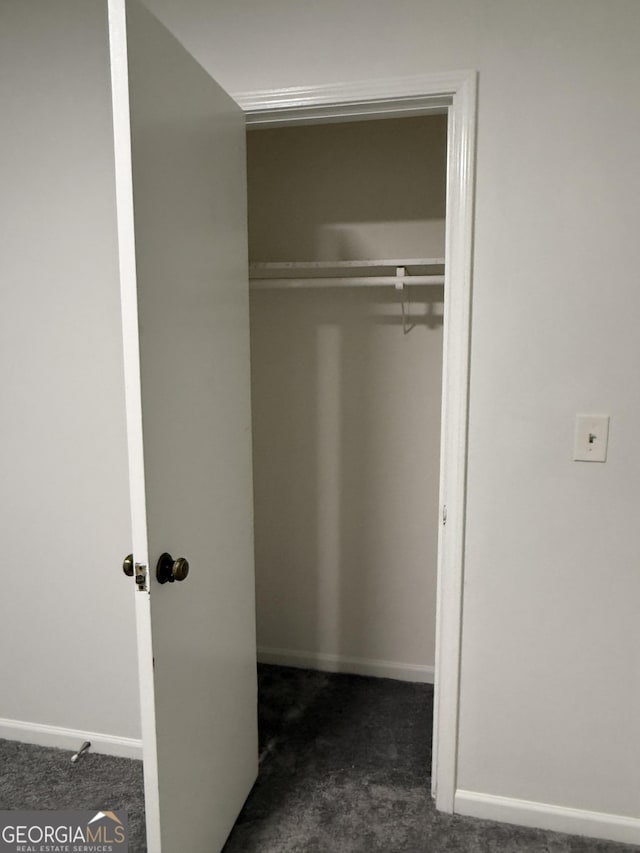 view of closet