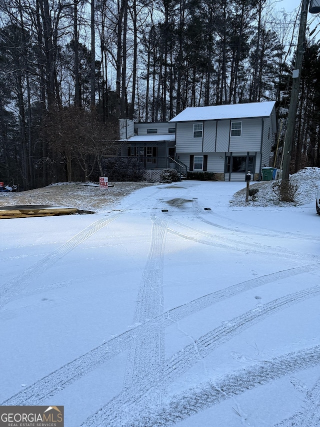 view of front of house