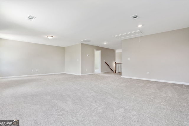 empty room with light carpet