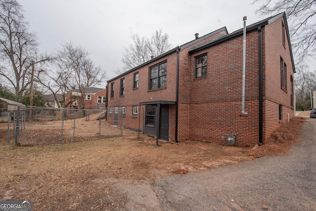 view of rear view of property