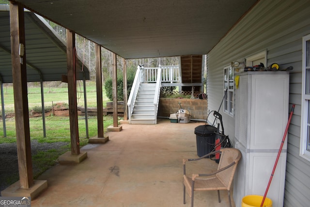 view of patio