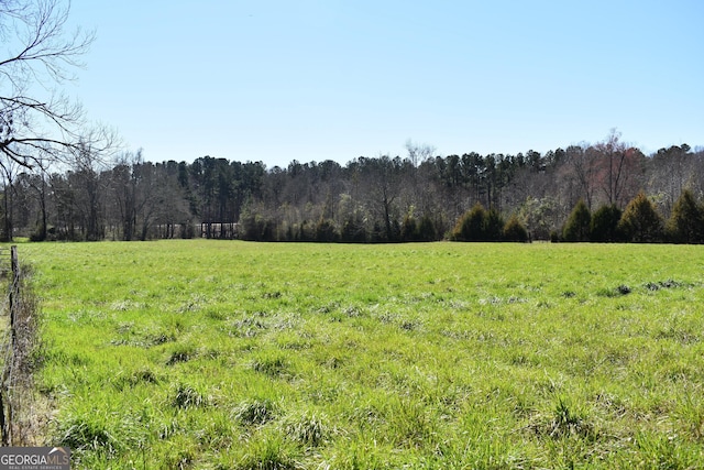 view of nature with a rural view