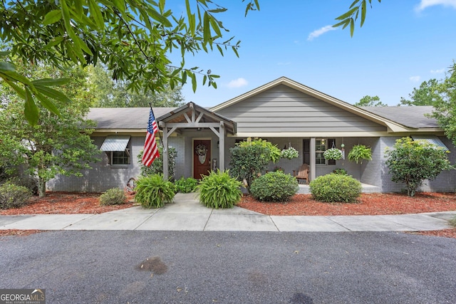 view of front of home