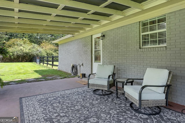 view of patio