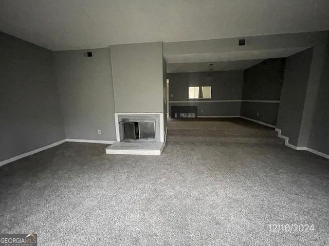 view of unfurnished living room