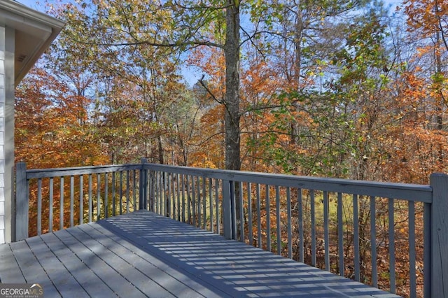 view of deck