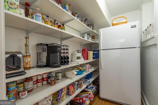 view of pantry