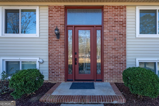 view of property entrance