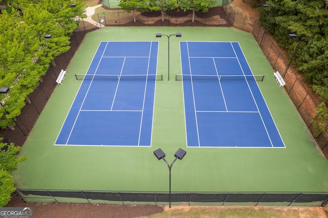 view of sport court