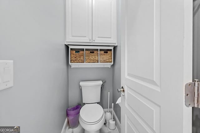 bathroom with toilet