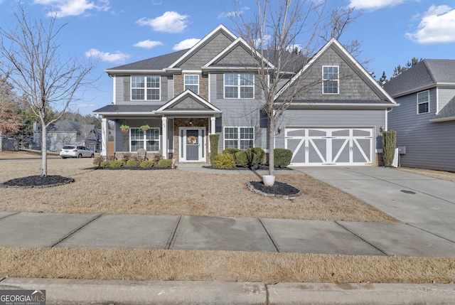 craftsman-style home with a porch