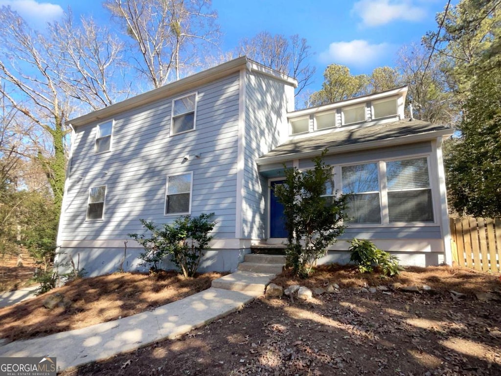 view of front of house