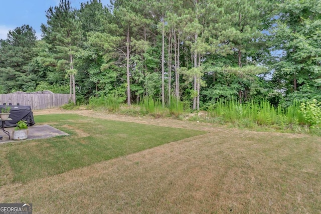 view of yard