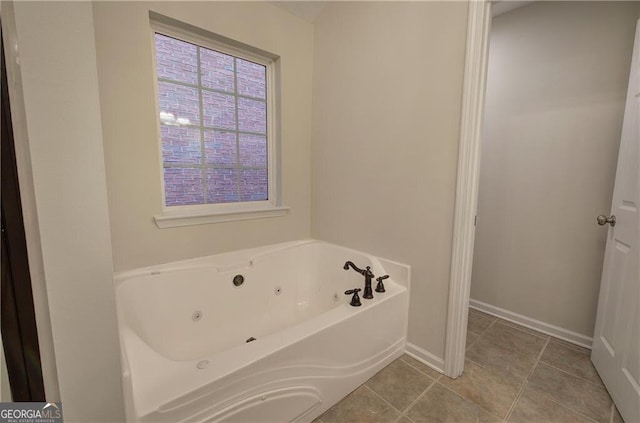 bathroom featuring a bathtub