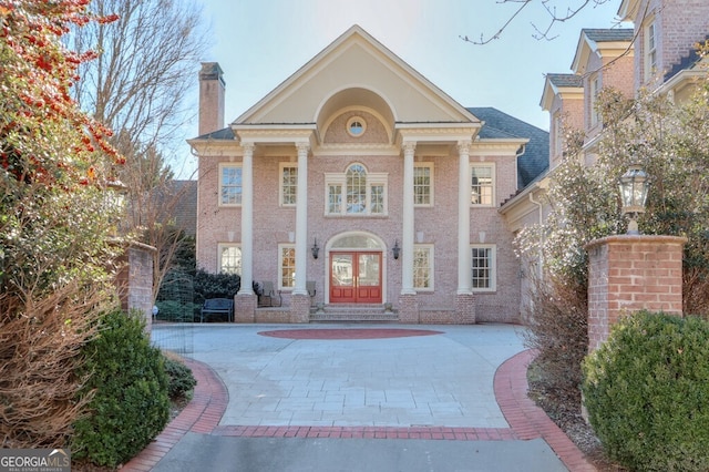 view of neoclassical / greek revival house