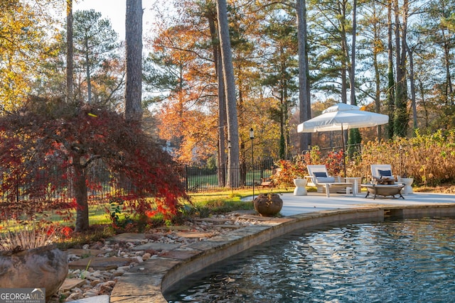 view of swimming pool