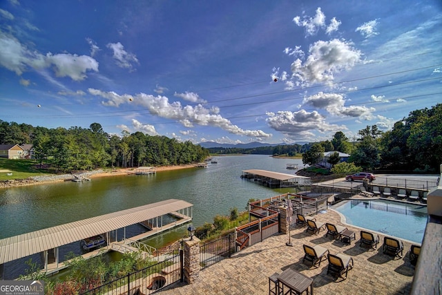 property view of water