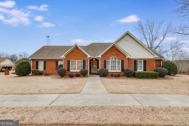 view of ranch-style home