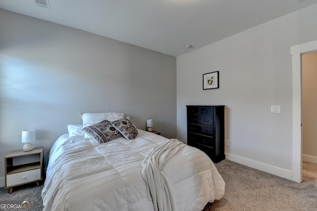 bedroom with carpet flooring