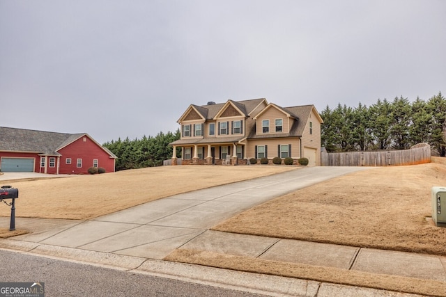 view of front of home